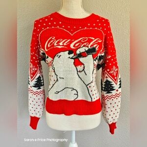 Coca-cola holiday sweater